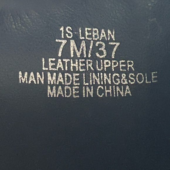 1. State Women Size 7M Leban
Black Leather Booties Pointed Toe
Slingback Boots - Picture 7 of 14